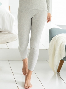 Brushed Thin Rib Long Pants