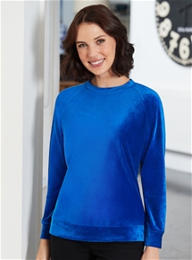 Velour Sweatshirt
