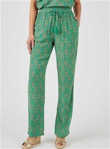 Lightweight Print Trousers