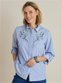 Embroidered Cotton Shirt