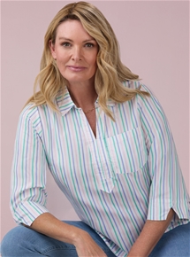 Half Placket Blouse