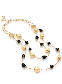 Gold Double Strand Necklace