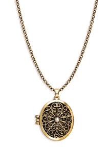 Antique Gold Locket Pendant