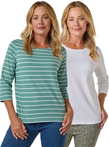 Cotton Jersey Tee 2 Pack