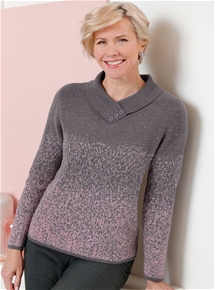 Gradient Rollneck Sweater