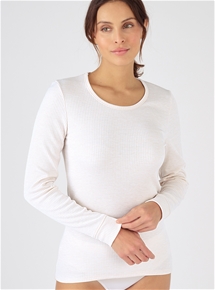 Brushed Thin Rib Long Sleeve